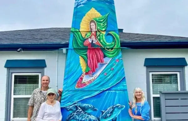 Kelli-Miller-Encinitas-Realtor-Surfers-Mosaic-Tribute-Visiting-the-Surfing-Madonna-Art-Philanthropy-Luxury-Real-Estate