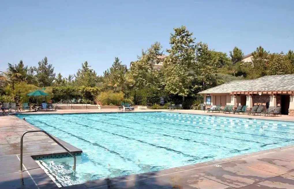 La Costa Valley community heated pool near 2198 Vista La Nisa Carlsbad